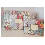 Pottery Barn Eloise Twin Quilt & Sham Set (Lot of 2)