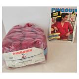 Pingouin Red Yarn & Pattern Books Mixed Lot