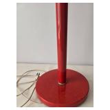 Vintage ALSY Mid Century Modern Red Gooseneck Floor Lamp