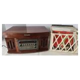 Anders Nicholson Turntable Console & Vinyl Record Mixed Lot