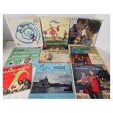 Anders Nicholson Turntable Console & Vinyl Record Mixed Lot