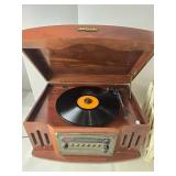 Anders Nicholson Turntable Console & Vinyl Record Mixed Lot