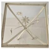 Decorative Metal Plant Stand With Glass Top