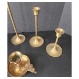 Vintage Brass Candlesticks & Candle Holders (Lot of 8)