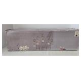 Metal Candle Holder With Glass Votive Cups in Box