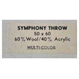 Vintage Faribo Symphony Afghan Throw NIB
