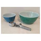 Pyrex Bowls & Myers Deluxe Disher Mixed Lot