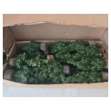 Mini Faux Pine Village and Table Trees (Lot of 26)