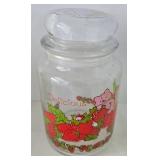Frigidaire & Green Glass Pitchers & Strawberry Themed Glass Pieces