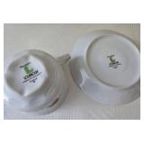 Frigidaire & Green Glass Pitchers & Strawberry Themed Glass Pieces