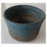 Vintage Blue Ceramic Pottery & Fiesta Bowl Assortment (Lot of 4)