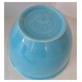 Vintage Blue Ceramic Pottery & Fiesta Bowl Assortment (Lot of 4)