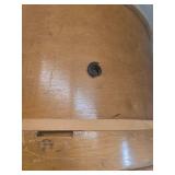 Antique Military Snare Drum Wood Shell w/American Flag Shield