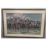 Vintage 1992 the Ashland Stakes Keeneland Horse Racing Print Framed