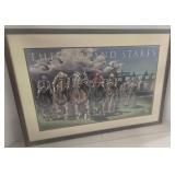 Vintage 1992 the Ashland Stakes Keeneland Horse Racing Print Framed