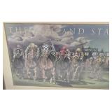 Vintage 1992 the Ashland Stakes Keeneland Horse Racing Print Framed