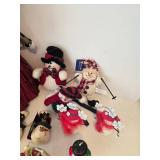 Christmas Snowman Ornament Mixed Lot