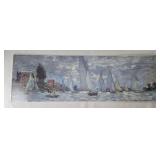 Claude Monet Portal Posters (Lot of 2) - Red Boats & Les Barques