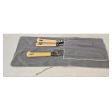 Vintage Lee Monogrammed Carving Set