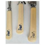 Vintage Lee Monogrammed Carving Set