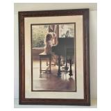 Vintage Steve Hanks Sharing Key Time Signed Limited Edition Print 1395/1650 Framed
