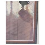 Vintage Steve Hanks Sharing Key Time Signed Limited Edition Print 1395/1650 Framed