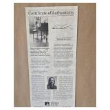 Vintage Steve Hanks Sharing Key Time Signed Limited Edition Print 1395/1650 Framed