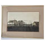 Andrew Wyeth the Mills Framed Print
