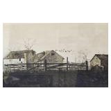 Andrew Wyeth the Mills Framed Print