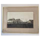 Andrew Wyeth the Mills Framed Print