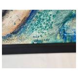 Marc Chagall Nude With Flowers Reproduction Print Framed 28 X 26 in
