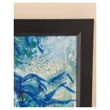 Marc Chagall Nude With Flowers Reproduction Print Framed 28 X 26 in