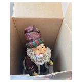 Christmas Santa Ornament Mixed Lot - Vintage Russ Berrie Santa