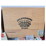 Joya De Nicaragua Wooden Cigar Boxes & Assorted Cigar Bands Mixed Lot