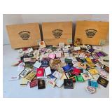 Joya De Nicaragua Wooden Cigar Boxes & Assorted Cigar Bands Mixed Lot