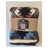 NEW Cabin Fever Home Grecas Acrylic Blanket 80 X 90 in