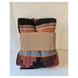 NEW Cabin Fever Home Grecas Acrylic Blanket 80 X 90 in