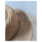 Lot of 5 Straw & Fedora Hats w/Peck & Peck Hat Box