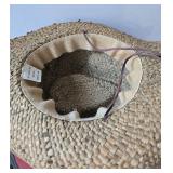 Lot of 5 Straw & Fedora Hats w/Peck & Peck Hat Box
