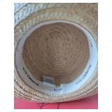 Lot of 5 Straw & Fedora Hats w/Peck & Peck Hat Box