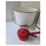 Vintage Enamelware Kitchen Lot (Lot of 6)