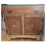 Vintage Mid Century Colonial Revival Storage Cabinet