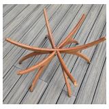 Vintage Mid Century Wood Coffee Table Base