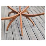 Vintage Mid Century Wood Coffee Table Base