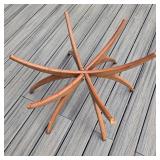 Vintage Mid Century Wood Coffee Table Base