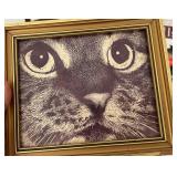 Cat Book Collection With Framed Art & Sun Catcher Mixed Lot