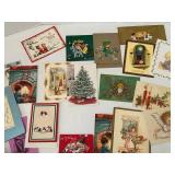 Vintage Collectible Mixed Lot of Cards, Christmas, Mini Notes & Gift Tags, New unused and old