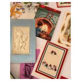 Vintage Collectible Mixed Lot of Cards, Christmas, Mini Notes & Gift Tags, New unused and old