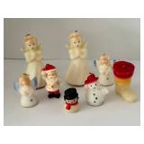 Vintage Gurley Novelty Candles (Lot of 9)one Angel added later