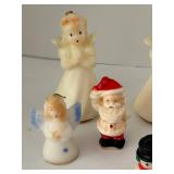 Vintage Gurley Novelty Candles (Lot of 9)one Angel added later